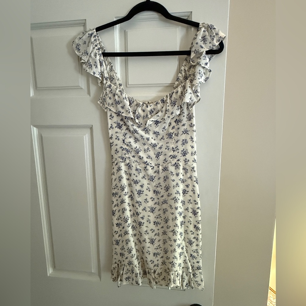 Reformation Christine Mini Ruffle Dress - Picture 2 of 4